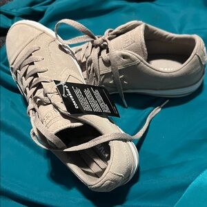 Converse Light Tan Suede Sneakers